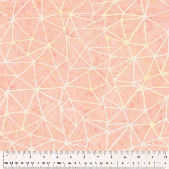 Found Batik Blush Connection Fabric