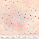 Found Batik Blush Dots Fabric