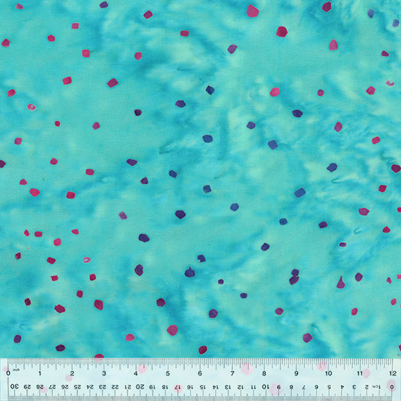 Found Batik Sea Dots Fabric