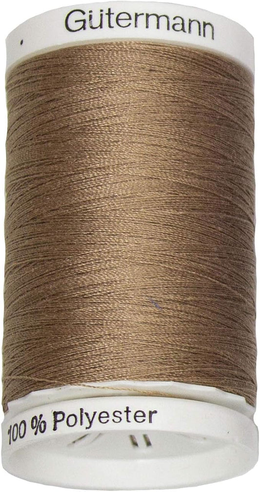 Gutermann - Polyester All Purpose Thread - 500 m/547 yds - #536 - Tan