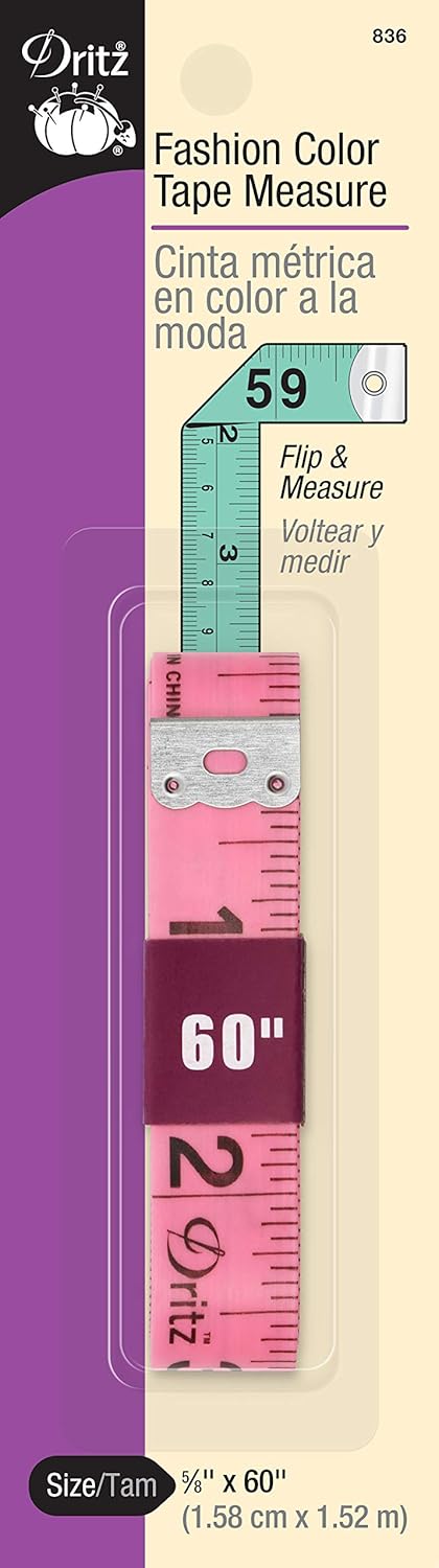 Fashion Color Pink Tape Measure 5/8" x 60"