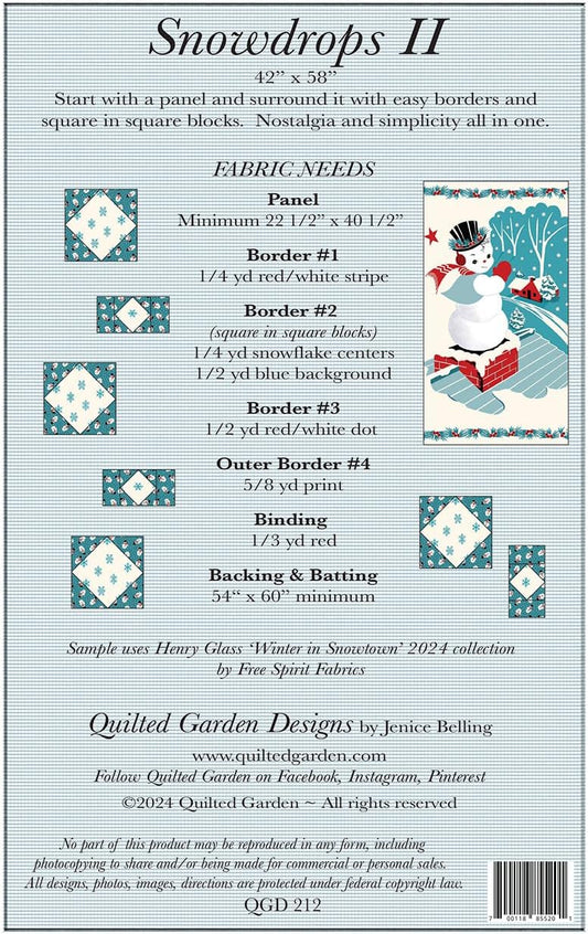 Snowdrops II Quilt Pattern
