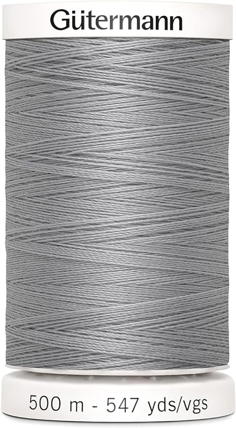 Gutermann - Polyester All Purpose Thread - 500 m/547 yds - #102 - Mist Grey