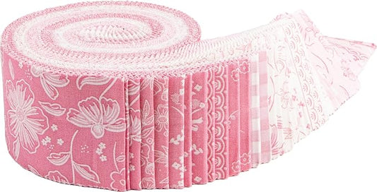 Sweet Pink - 2.5" Stripes, 40 pcs - Jelly Roll