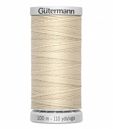 Gutermann - Extra Strong Polyester Upholstery Thread 110 yds - #169 - Cream
