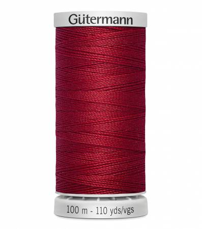 Gutermann - Extra Strong Polyester Upholstery Thread 110 yds - #46 - Crimson Red