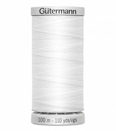 Gutermann - Extra Strong Polyester Upholstery Thread 110 yds - #800 - White