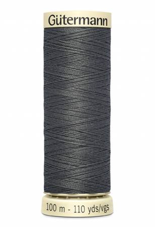 Gutermann - Polyester All Purpose Thread - 100m/110yds - #116 - Smoke