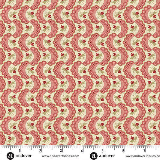 Forest Glen - Ruffle Cinnabar - Yardage