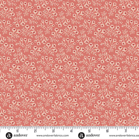 Forest Glen - Woodruff Cinnabar - Pink - Yardage