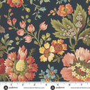 Andover - Farmer's Daughter - Milk and Honey Midnight - Yardage