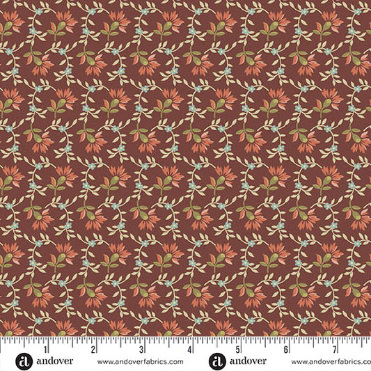 Andover - Farmer's Daughter - Clover Scarlet - Yardage