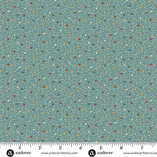 Andover - Farmer's Daughter - Dewdrop Indian Ocean - Yardage