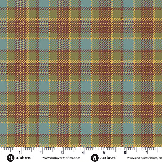 Andover - Farmer's Daughter - Rustic Scarlet - Yardage