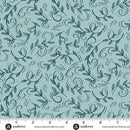 Harvest Home - Swirling Leaves - Sky - Yardage