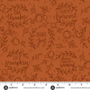 Harvest Home - Happy Harvest - Ochre - Yardage