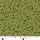 Harvest Home - Harvest Berries - Olive - Yardage