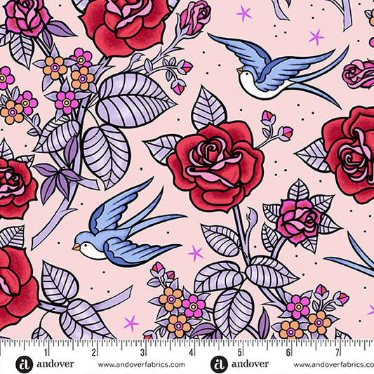 Perfect Day - Perfect Day - Pink - Yardage