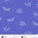 Perfect Day - Swallows - Blue - Yardage