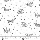 Perfect Day - Swallows - White - Yardage