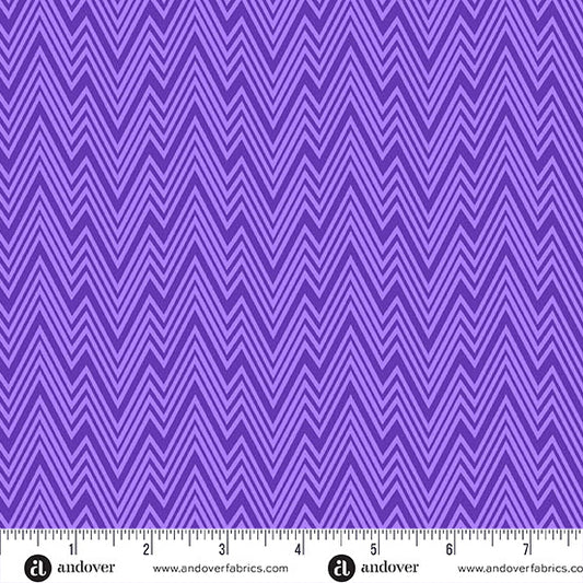 Perfect Day - Zigziiig - Purple - Yardage