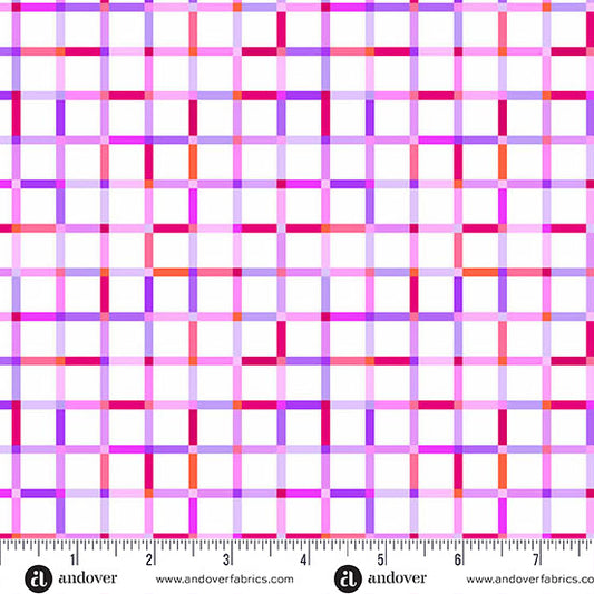 Perfect Day - Piknik Palid - Purple - Yardage