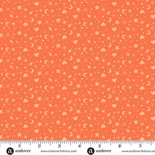 Perfect Day - Charm Toss - Orange - Yardage