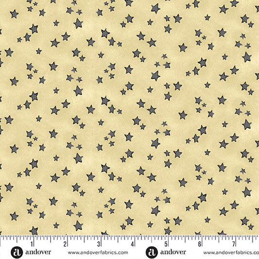 Nevermore Night Sky Cream Fabric