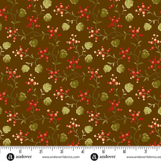 Autumn Woods Bittersweet A-1546-N Hickory Fabric
