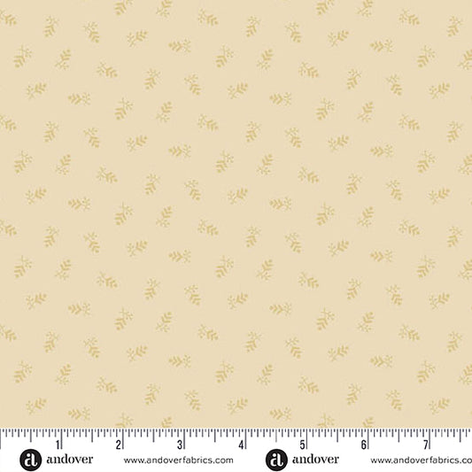 Autumn Woods Conifer A-1551-L Almond Fabric