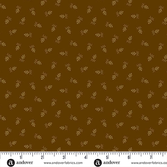 Autumn Woods Conifer A-1551-N Hickory Fabric