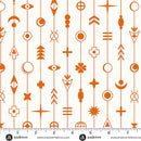 Sun Print Whisper Gaze Flame Fabric