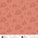 Heartland Dianne's Flowers Clay Fabric