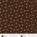 Bridgeport Striped Vines Brown Fabric