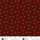 Bridgeport Striped Vines Red Fabric