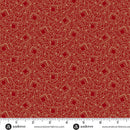 Bridgeport Tumbling Squares Red Fabric