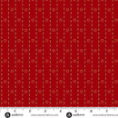 Bridgeport Circle Stripes Red Fabric