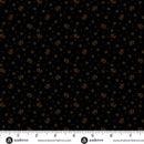 Bridgeport Tossed Sprigs Black Fabric