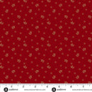 Bridgeport Tossed Sprigs Red Fabric