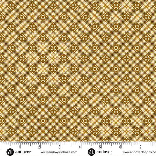 Toasted On Point A-5868-N Alabaster Fabric