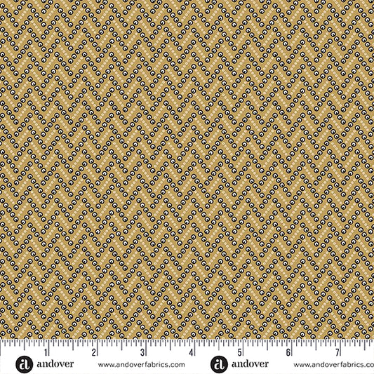 Toasted Chevron A-5871-N Sand Fabric