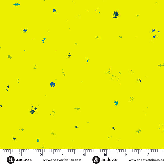 Scrawl Dayglow Motley Fabric