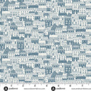 Driftwood - Cottages - Blue - Yardage