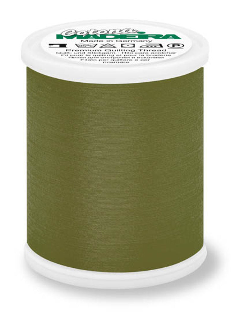 Madeira 1000m Cotton Olive Thread