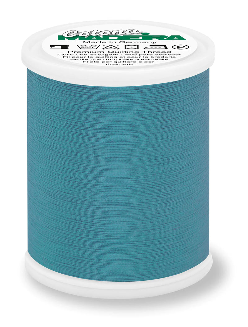 Madeira 1000m Cotton Peacock Blue Thread