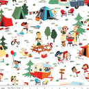 Happy Haven - Main - White - Yardage