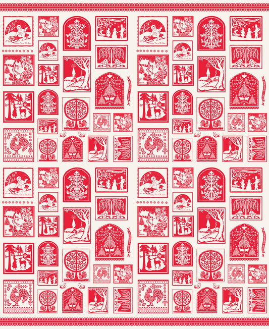 Buon Natale Christmas -Natale Snowflake- Fabric