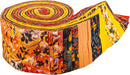 Wildflowers Expressions Batiks - 2.5" Strips, 40 pcs - Sunset B - Jelly Roll