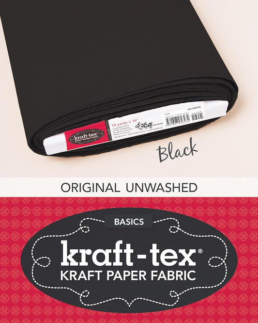 Kraft-tex Paper Fabric - Black