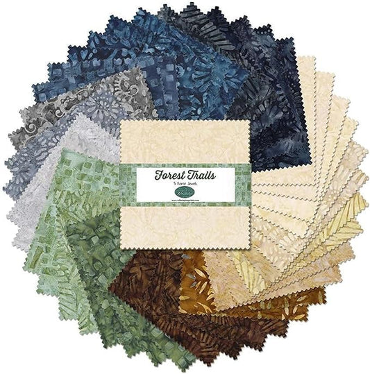 Forest Trails - 5" Squares - Charm Pack